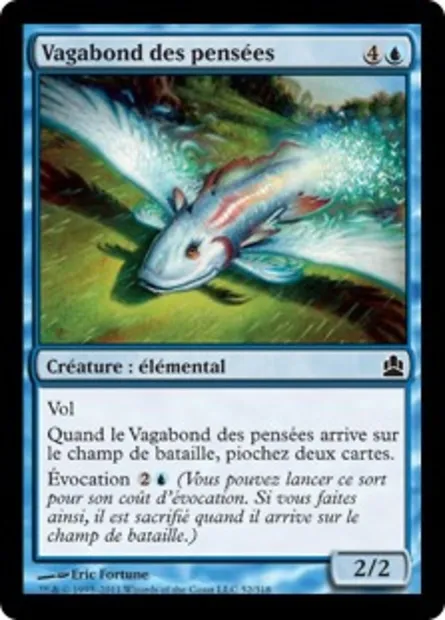 Vagabond des pensées, carte Magic CMD 52 — extension Commander 2011