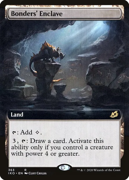 Bonders' Enclave, Magic card IKO 363 — Ikoria: Lair of Behemoths set