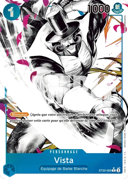 Vista, carte One Piece ST22-009 — extension ACE ET NEWGATE