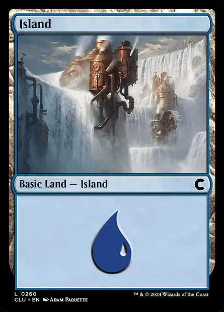 Île, carte Magic CLU 260 — extension Ravnica: Clue Edition