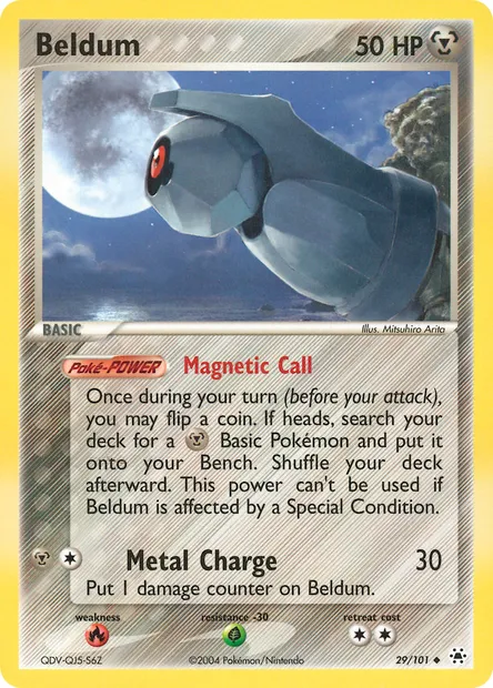 Beldum, Pokémon card HL 29 — Hidden Legends set