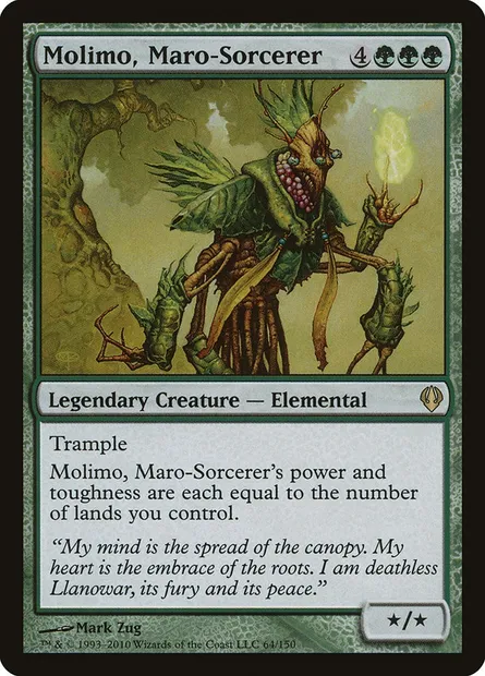 Molimo, Maro-Sorcerer, Magic card ARC 64 — Archenemy set