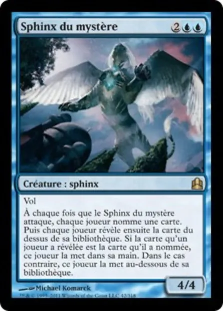 Sphinx du mystère, carte Magic CMD 42 — extension Commander 2011