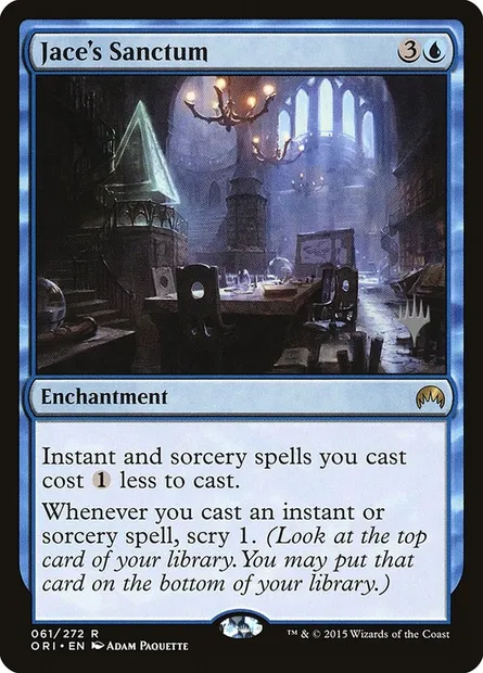 Jace's Sanctum, Magic card PORI 61p — Magic Origins Promos set