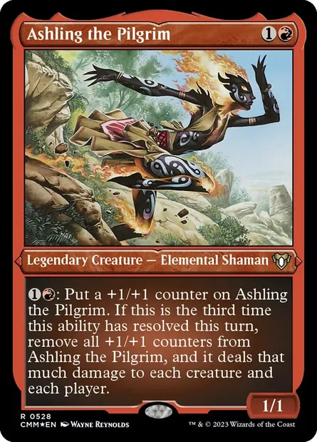 Ashling the Pilgrim, Magic card CMM 528 — Commander Masters set
