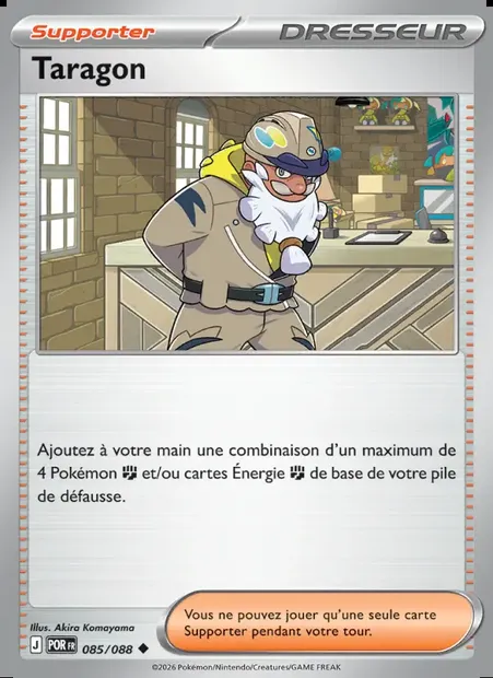Taragon, carte Pokémon POR 085 — extension Équilibre Parfait