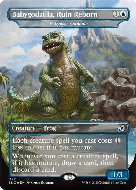 Pollywog Symbiote, Magic card IKO 372 — Ikoria: Lair of Behemoths set