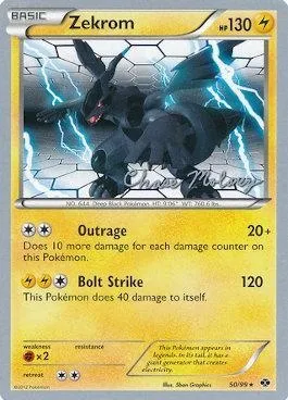 Zekrom, Pokémon card WCD12 050 — World Championship Decks 2012 set