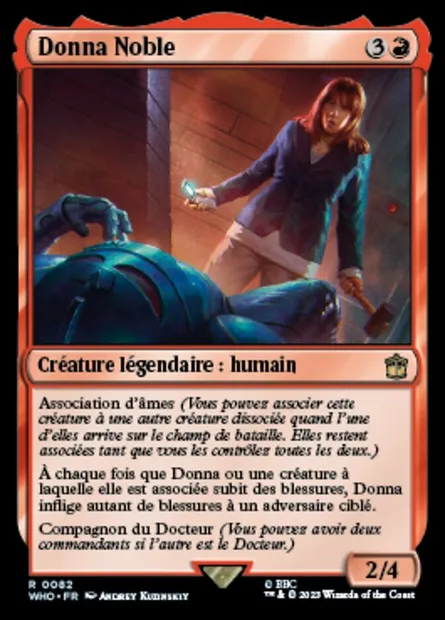 Donna Noble, carte Magic WHO 82 — extension Doctor Who