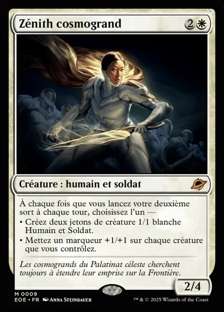 Zénith cosmogrand, carte Magic EOE 9 — extension Edge of Eternities
