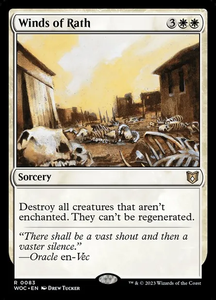 Vents de Rajh, carte Magic WOC 83 — extension Wilds of Eldraine Commander