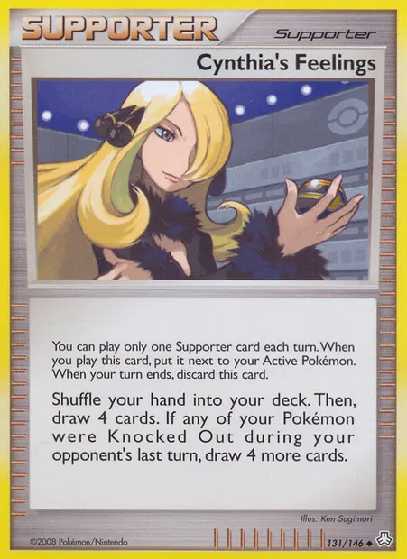 Cynthia's Feelings, Pokémon card LA 131 — Legends Awakened set