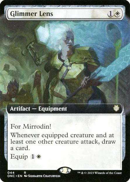 Glimmer Lens, Magic card ONC 44 — Phyrexia: All Will Be One Commander set