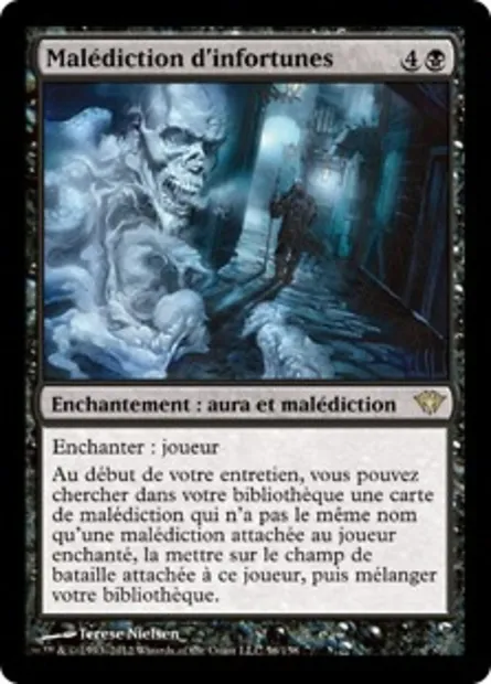 Malédiction d'infortunes, carte Magic DKA 56 — extension Obscure Ascension