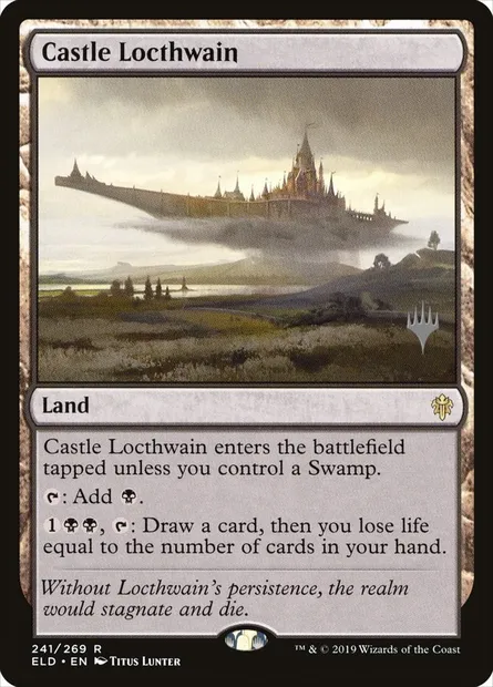 Castle Locthwain, Magic card PELD 241p — Throne of Eldraine Promos set