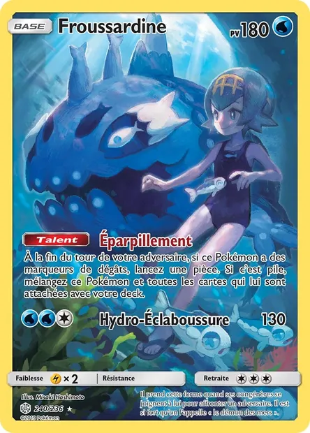 Froussardine, carte Pokémon CEC 240 — extension Éclipse Cosmique