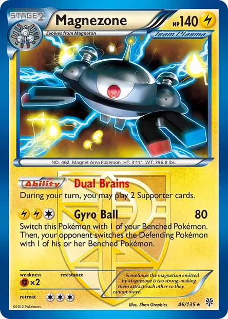 Magnezone, Pokémon card PLS 46 — Plasma Storm set