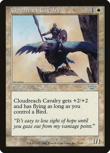 Cloudreach Cavalry, Magic card LGN 7 — Legions set