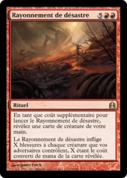 Rayonnement de désastre, carte Magic CMD 119 — extension Commander 2011