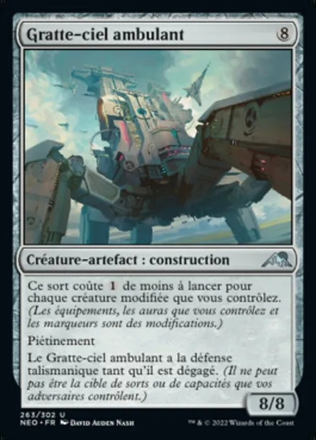Gratte-ciel ambulant, carte Magic NEO 263 — extension Kamigawa: La Dynastie Néon