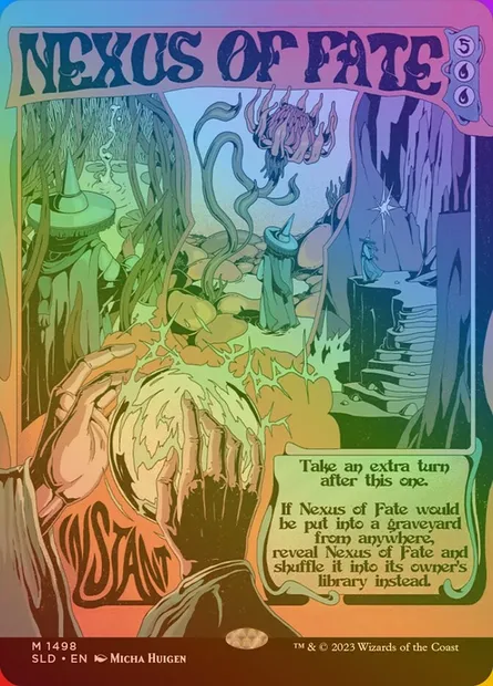 Nexus du destin, carte Magic SLD 1498★ — extension Secret Lair Drop
