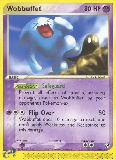 Wobbuffet, Pokémon card SS 26 — Sandstorm set