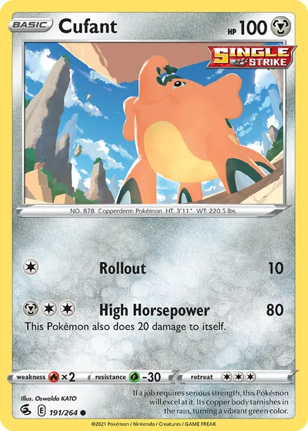 Cufant, Pokémon card FST 191 — Fusion Strike set