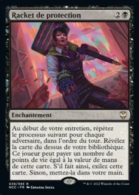 Racket de protection, carte Magic NCC 39 — extension New Capenna Commander