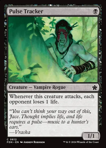 Pulse Tracker, Magic card FDN 612 — Foundations set