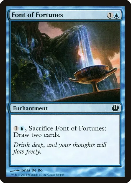 Font of Fortunes, Magic card JOU 38 — Journey into Nyx set