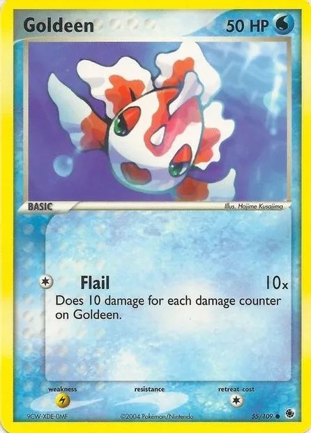 Goldeen, Pokémon card EXBS 055 — EX Battle Stadium set