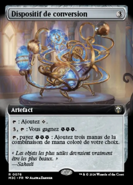 Dispositif de conversion, carte Magic M3C 76 — extension Modern Horizons 3 Commander