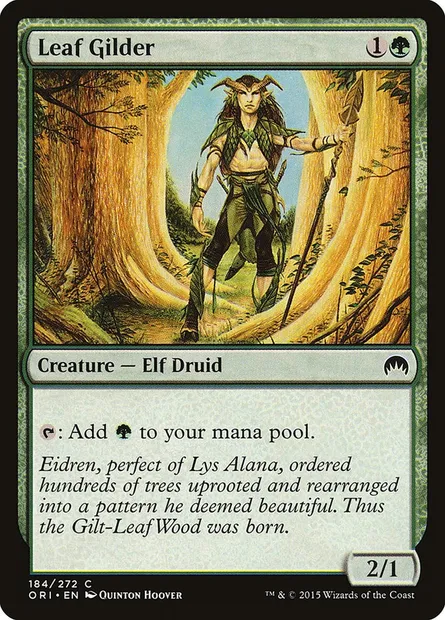 Leaf Gilder, Magic card ORI 184 — Magic Origins set