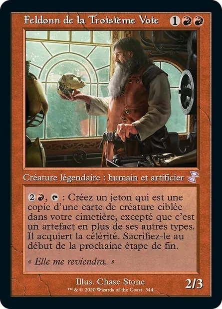 Feldonn de la Troisième Voie, carte Magic TSR 344 — extension Spirale Temporelle Remastered