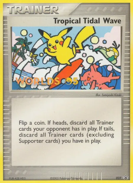 Tropical Tidal Wave, Pokémon card PR-NP 27 — Nintendo Black Star Promos set