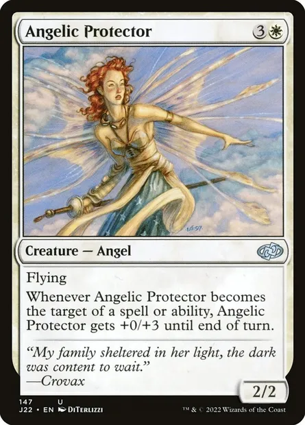 Angelic Protector, Magic card J22 147 — Jumpstart 2022 set