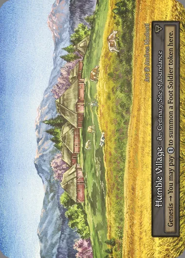 Humble Village, carte Sorcery BET 364 — extension Beta