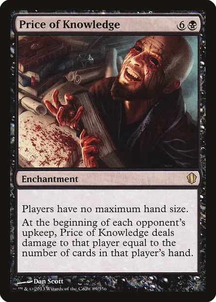 Price of Knowledge, Magic card C13 89 — Commander 2013 set