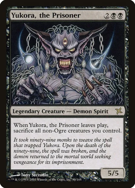 Yukora, the Prisoner, Magic card BOK 90 — Betrayers of Kamigawa set