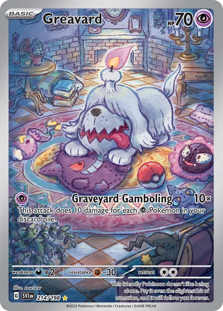 Greavard, Pokémon card SVI 214 — Scarlet & Violet set