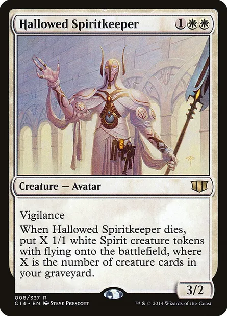 Hallowed Spiritkeeper, Magic card C14 8 — Commander 2014 set