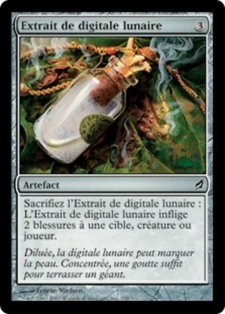 Extrait de digitale lunaire, carte Magic LRW 258 — extension Lorwyn