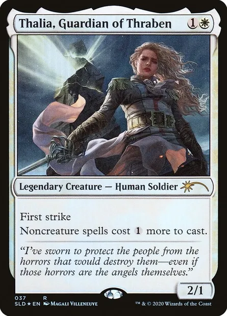 Thalia, Guardian of Thraben, Magic card SLD 37 — Secret Lair Drop set