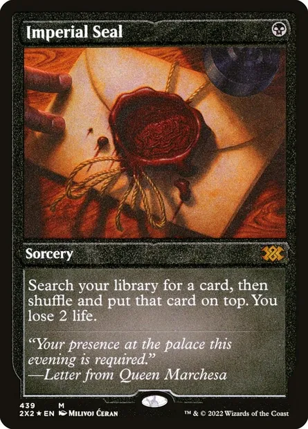 Imperial Seal, Magic card 2X2 439 — Double Masters 2022 set