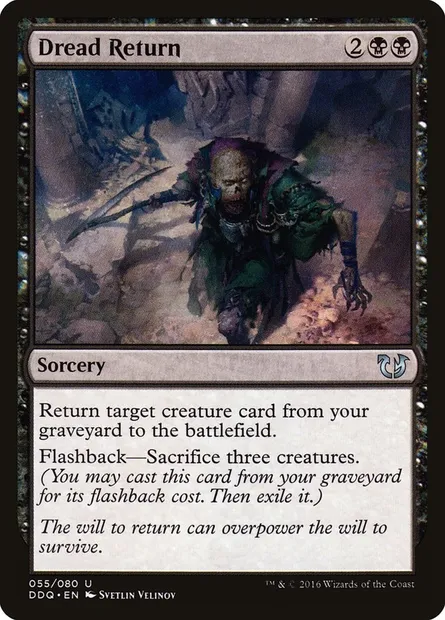 Dread Return, Magic card DDQ 55 — Duel Decks: Blessed vs. Cursed set
