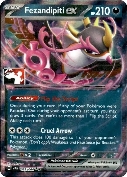 Fezandipiti ex, Pokémon card PPS 038-4 — Play! Pokémon Prize Pack Series set