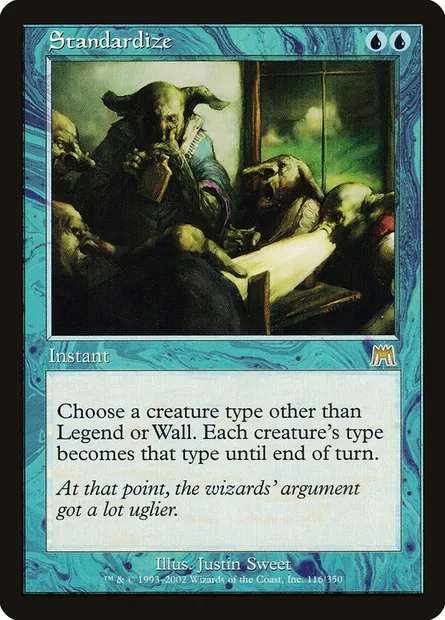 Normalisation, carte Magic ONS 116 — extension Carnage