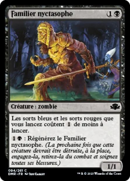 Familier nyctasophe, carte Magic DMR 94 — extension Dominaria Remastered