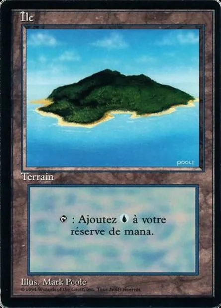 Ile, carte Magic FBB 296 — extension Foreign Black Border