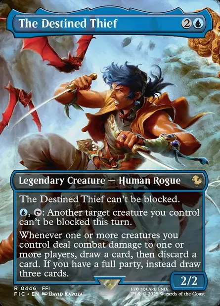 The Destined Thief, Magic card FIC 446 — Final Fantasy Commander set